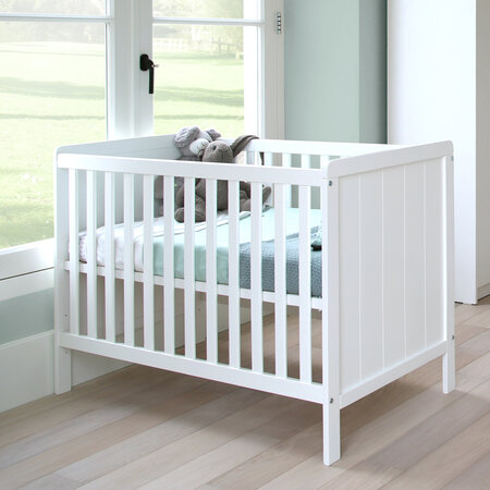 Patut din MDF, 120 x 60 cm, White, Elisabeth, E-Kids 689317