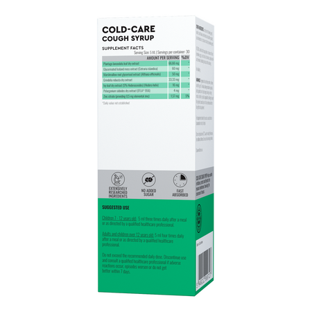 Cold Care Sirop de tuse, Banane, 150 ml, Good Routine 777496
