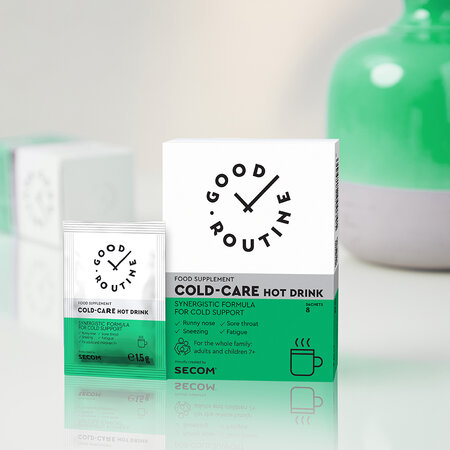Cold Care Hot Drink, 8 plicuri, Good Routine 777440