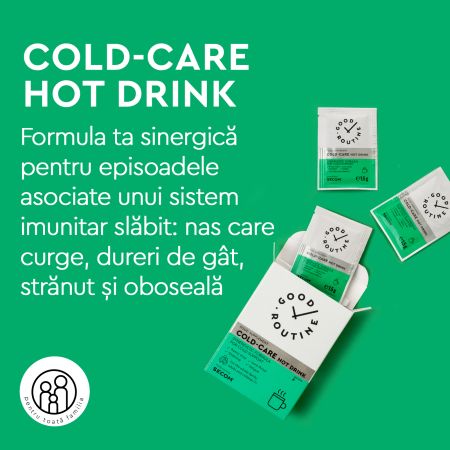 Cold Care Hot Drink, 8 plicuri, Good Routine 777441