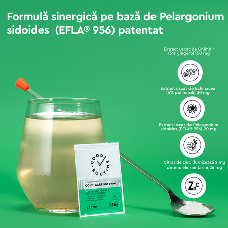 Cold Care Hot Drink, 8 plicuri, Good Routine 777442