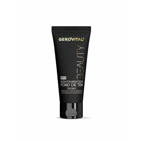 Fond de ten cu Acid Hialuronic, 30 ml, Ivory, Gerovital Beauty