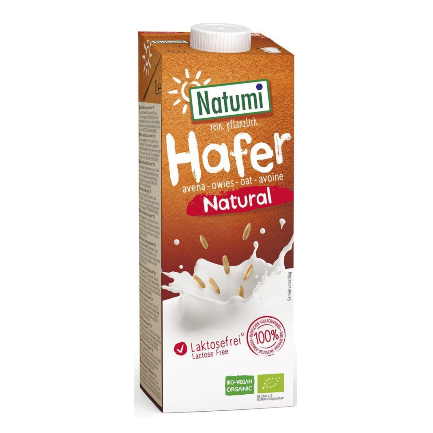 Bautura vegetala din ovaz natural Bio, 1L, Natumi