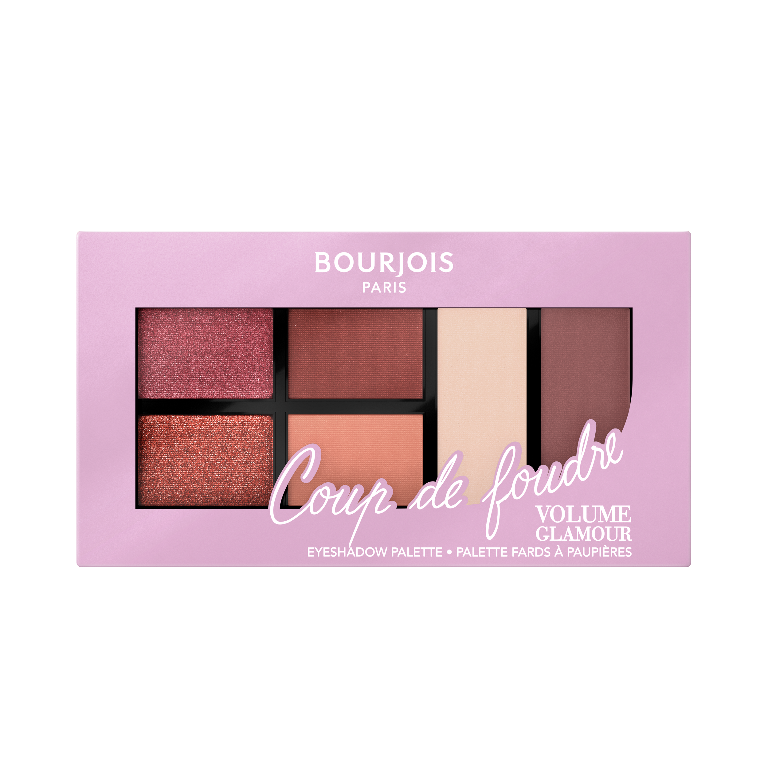 Paleta farduri de pleoape Volume Glamour, 3 Coup de Foudre, 8.4 g, Bourjois