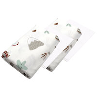 Scutec din finet Little Princess, 70 x 80 cm, 4 bucati, Baltic Bebe