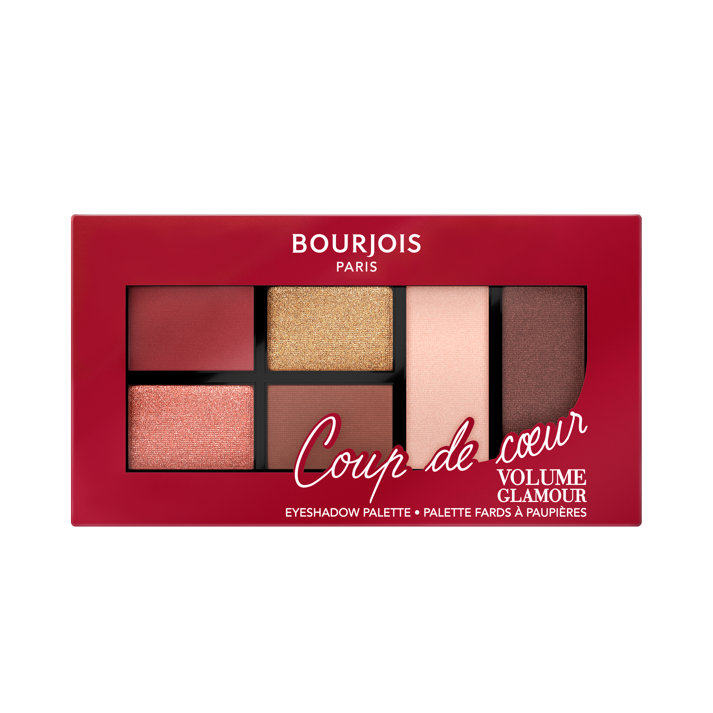 Paleta farduri de pleoape Volume Glamour, 1 Coup de Coeur, 8.4 g, Bourjois