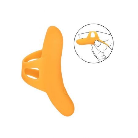 Vibrator cu suport de deget Neon Vibes, 1 bucata, Calexotics 588916
