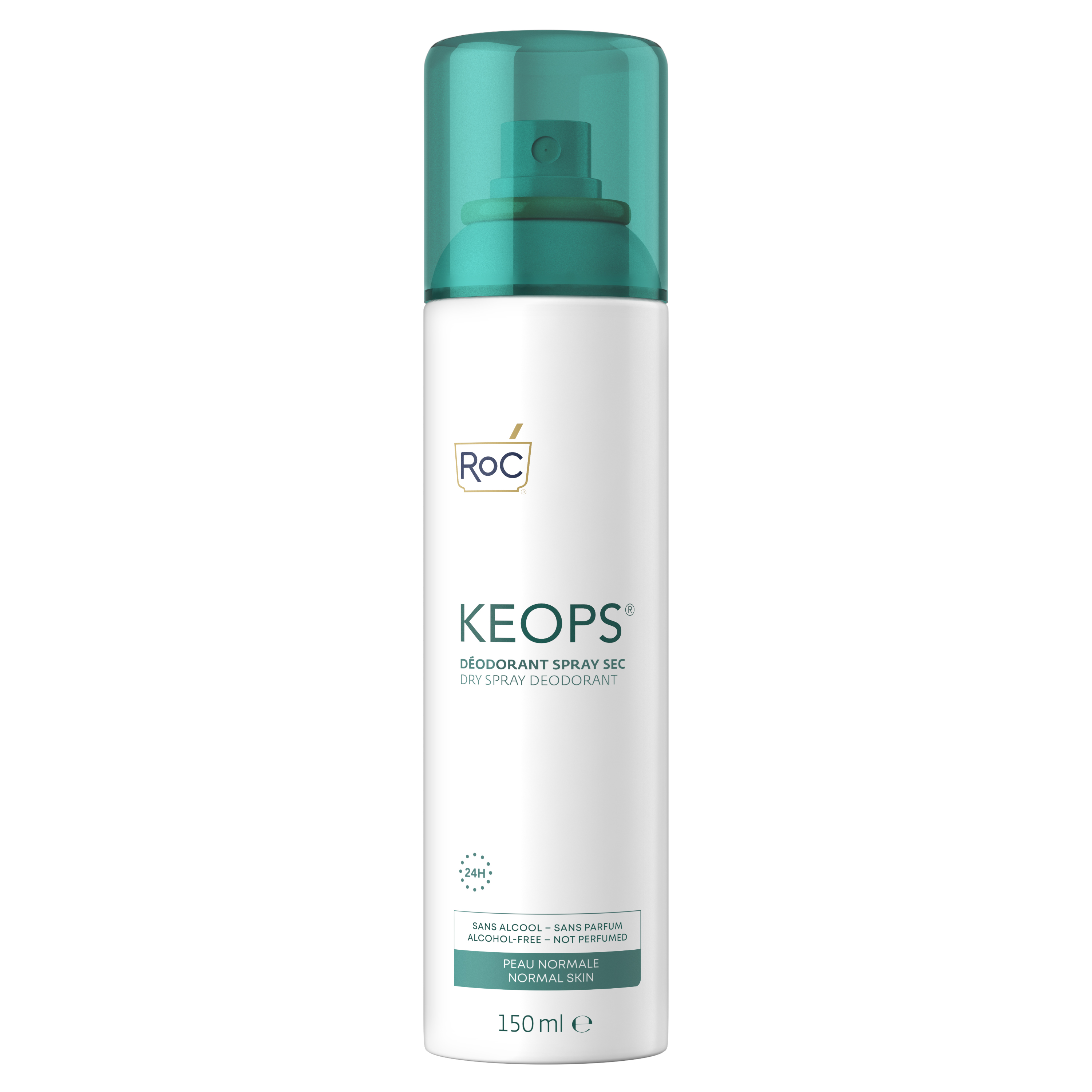 Deodorant spray uscat 150 ml Keops, 150 ml, ROC