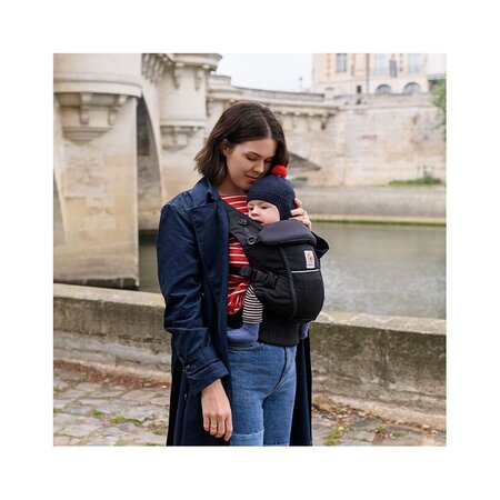 Marsupiu Adapt Soft Flex Mesh, Onyx Black, Ergobaby 589009