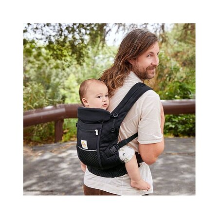Marsupiu Adapt Soft Flex Mesh, Onyx Black, Ergobaby 589010