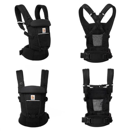 Marsupiu Adapt Soft Flex Mesh, Onyx Black, Ergobaby 589006
