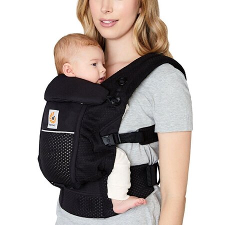 Marsupiu Adapt Soft Flex Mesh, Onyx Black, Ergobaby 589007