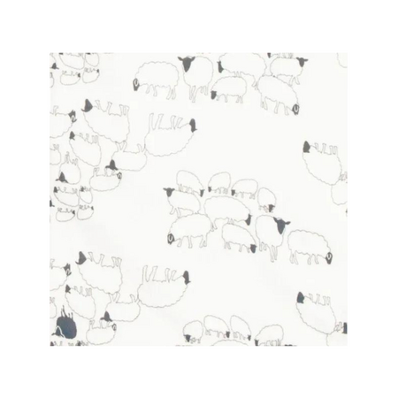 Sac de dormit din bumbac 2 in 1 On The Move, 0,5 TOG, Sheep, 18-36 luni, Ergobaby 589046