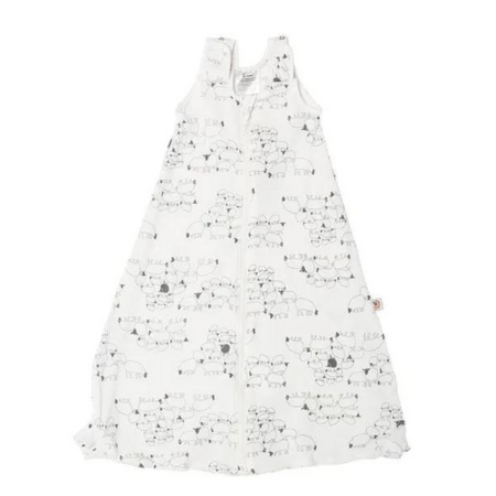ERGOBABY SAC DE DORMIT DIN BUMBAC 2 IN 1 ON THE MOVE SHEEP 18-36 LUNI 2.5 TOG