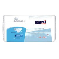 Scutece cu sistem inchis Super Seni, Large, 100 - 150 cm, 30 bucati, Seni