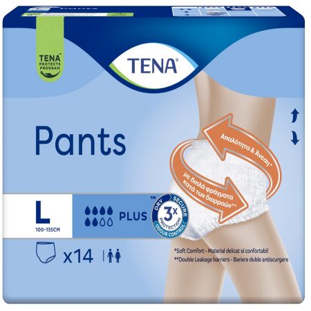 Chiloti pentru incontinenta Pants Plus, L, 14 bucati, Tena