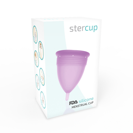 Cupa menstruala din silicon, marimea S, Violet, Stercup 589172