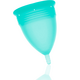 Cupa menstruala din silicon, marimea L, Turcoaz, Stercup 589195