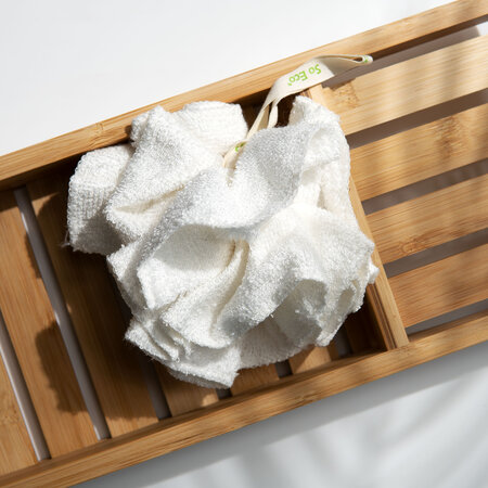 Puf Ecologic din bambus pentru baie si dus, So Eco 589282