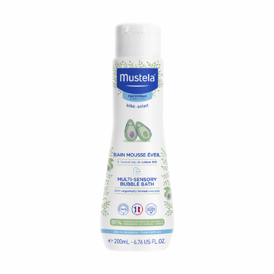 Spuma de baie multi-senzoriala cu Avocado, 200ml, Mustela