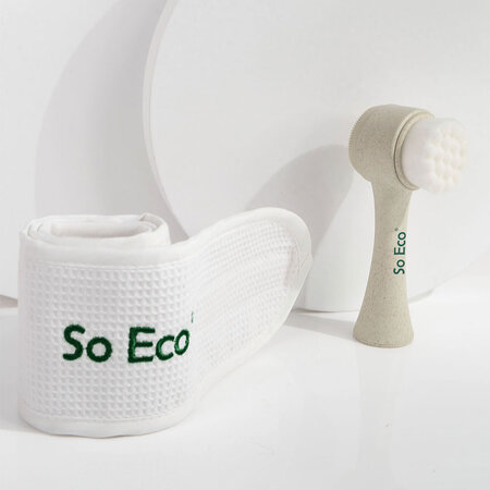 Set Ecologic perie pentru curatarea faciala si bentita par, So Eco 589923