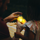 Jucarie senzoriala luminoasa Alex Glo Pal, 3 ani+, Galben, Glo Pals 663035