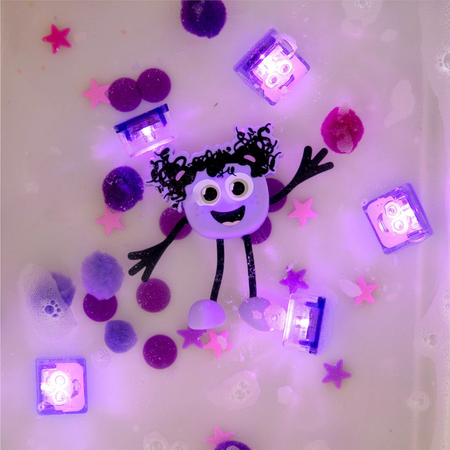 Jucarie senzoriala luminoasa Lumi Glo Pal, +3 ani, Mov, Glo Pals 663021