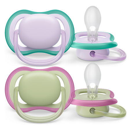 Suzete ultra air Philips Avent, 0-6 luni, 2 bucati, SCF085/24, Philips 590116