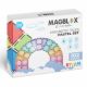 Set piese magnetice transparente pentru constructie, 3 ani+, Pastel, 102 piese, Magblox 590233