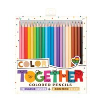 Creioane colorate Color Together, 3 ani+, 24 buc, Ooly
