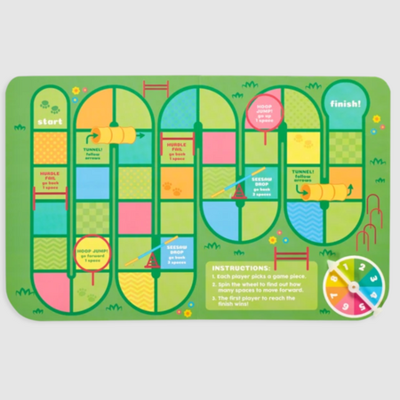 Set planse si jocuri cu abtibilduri repozitionabile, 3 ani+, Animale prietenoase, Ooly 590302