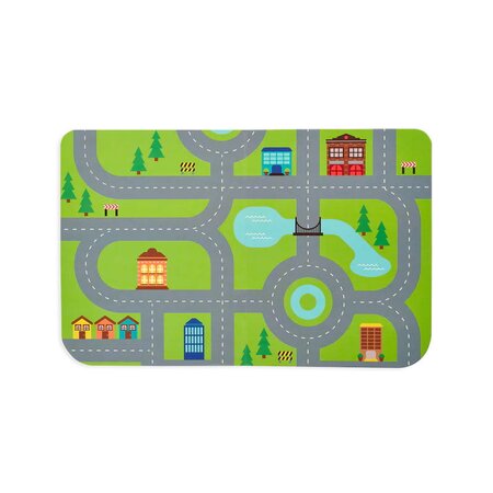Set planse si jocuri cu abtibilduri repozitionabile, Vehicule, Ooly 590328