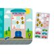 Set planse si jocuri cu abtibilduri repozitionabile, Vehicule, Ooly 590323
