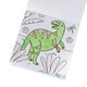 Set carte de colorat si creioane colorate, 3 ani+, Dinoland, Ooly 590331