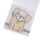 Set carte de colorat si creioane colorate, 3 ani+, Animale prietenoase, Ooly 590335