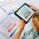 Kit creativ pentru a transforma desenele copiilor in jocuri video, 10 ani+, Pixicade 590364