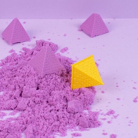 Nisip kinetic Violet Play Sand, 3 ani+, 1 kg, Playbox 590397