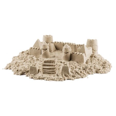 Nisip kinetic Natur Play Sand, +3 ani, 1 kg, Playbox 590401