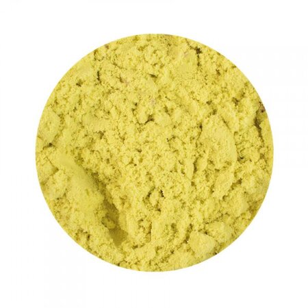 Nisip kinetic Play Sand, 3 ani+, Galben Lamaie, 1 kg, Playbox 590413