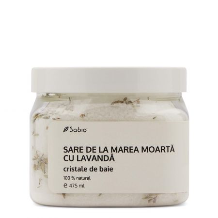 Sare de la Marea Moarta cu Lavanda, 500 g, Sabio