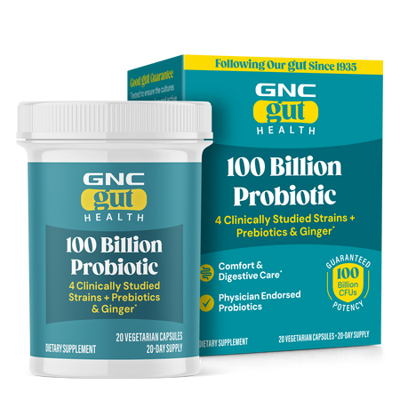 Probiotic Complex Extra Strength 100 Miliarde CFU, 20 capsule, GNC 825029