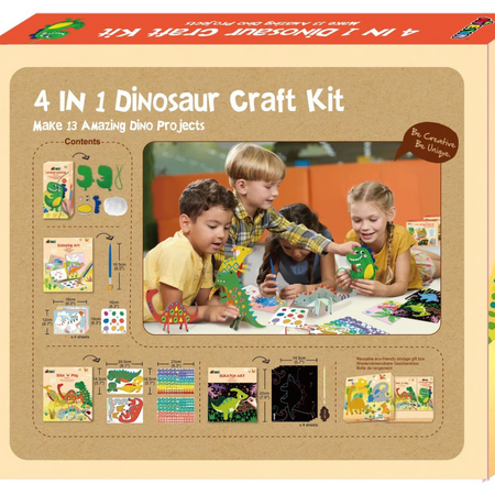 Set creativ 4in1 Dinozauri, +3 ani, Avenir 590959