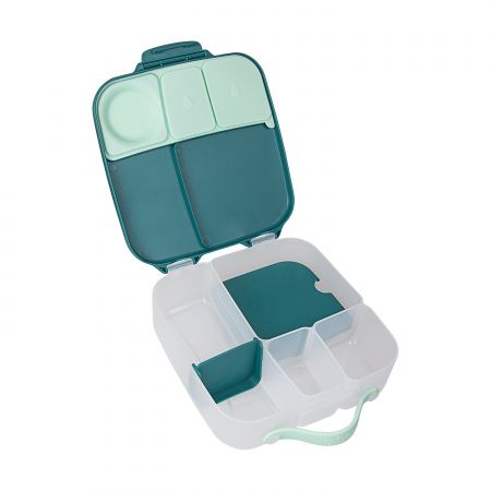 Caserola compartimentata LunchBox, Verde Smarald, 2 L, BBOX 591015