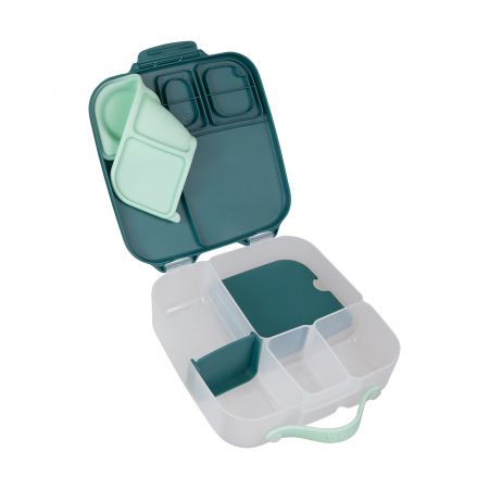 Caserola compartimentata LunchBox, Verde Smarald, 2 L, BBOX 591017