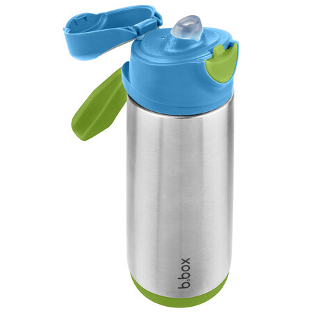 Termos cu cioc din silicon, 500 ml, Albastru/ Verde, BBOX 591077