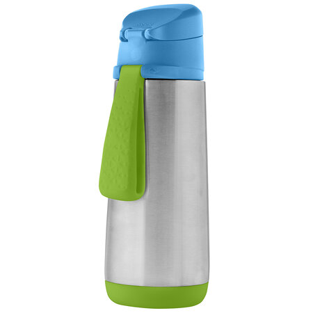 Termos cu cioc din silicon, 500 ml, Albastru/ Verde, BBOX 591081