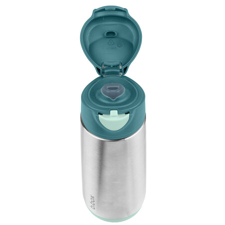 Termos cu cioc din silicon, Verde Smarald, 500 ml, BBOX 591102