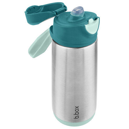 Termos cu cioc din silicon, Verde Smarald, 500 ml, BBOX 591103