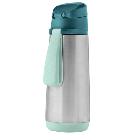 Termos cu cioc din silicon, Verde Smarald, 500 ml, BBOX 591106