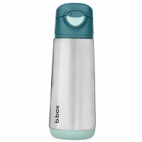Termos cu cioc din silicon, Verde Smarald, 500 ml, BBOX
